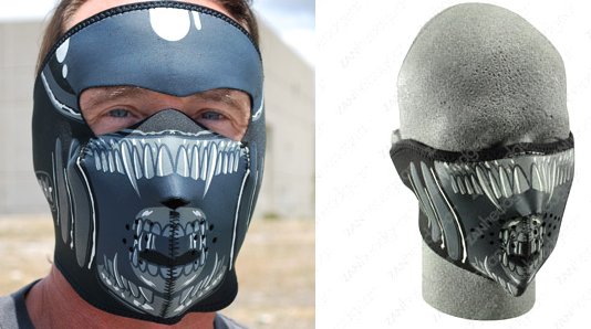 2 ALIEN Neoprene Face Masks 2