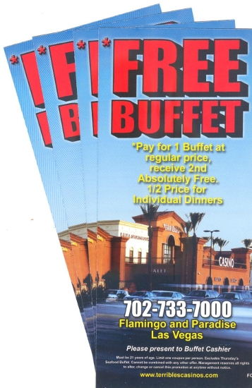 Two for one buffet coupons las vegas